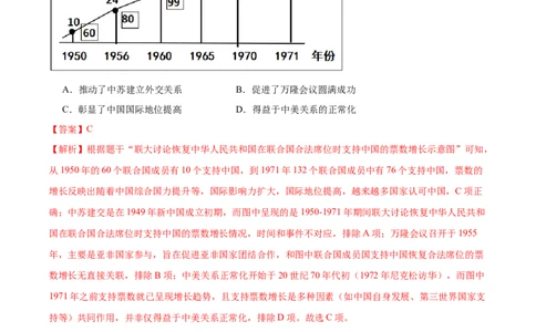 第7课国防现代化起步和外交工作新突破（任务型导学案）（解析版）_新八下历史_00、导学案更新中_新课标资料（看这里面）