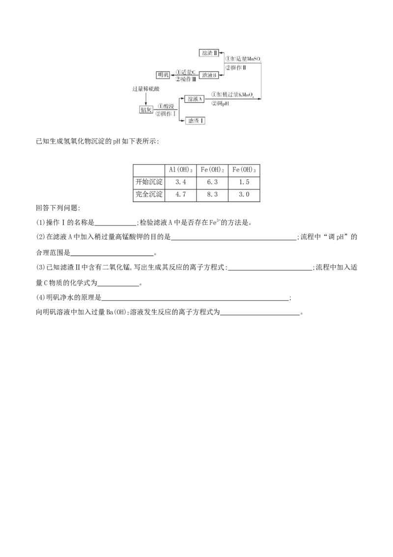 高频考点5离子方程式的判断与书写-2023年高考化学二轮复习高频考点51练（原卷版）_05高考化学_新高考复习资料_2023年新高考资料_二轮复习