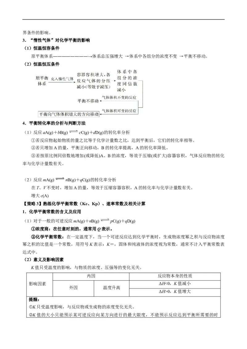 重难点11化学反应速率与化学平衡-2024年高考化学热点&middot;重点&middot;难点专练（新高考专用）（原卷版）_05高考化学_新高考复习资料_2024年新高考资料_❤专项复习资料