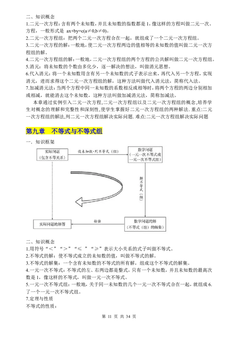 （超详）初中数学知识点归纳汇总_小初高知识点归纳汇总