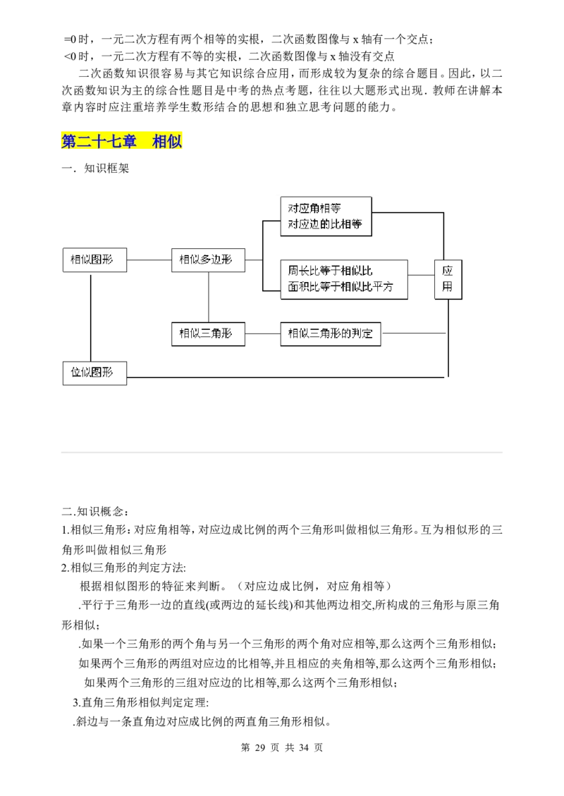 （超详）初中数学知识点归纳汇总_小初高知识点归纳汇总