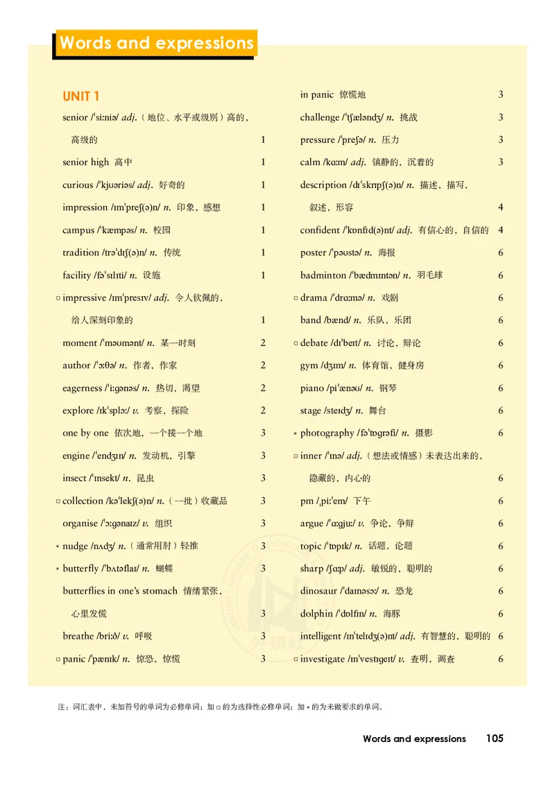 普通高中教科书&middot;英语必修第一册(1)_高中全套电子教材及答案。_01高中电子教材全套_英语_外研社版_高中年级_必修第一册