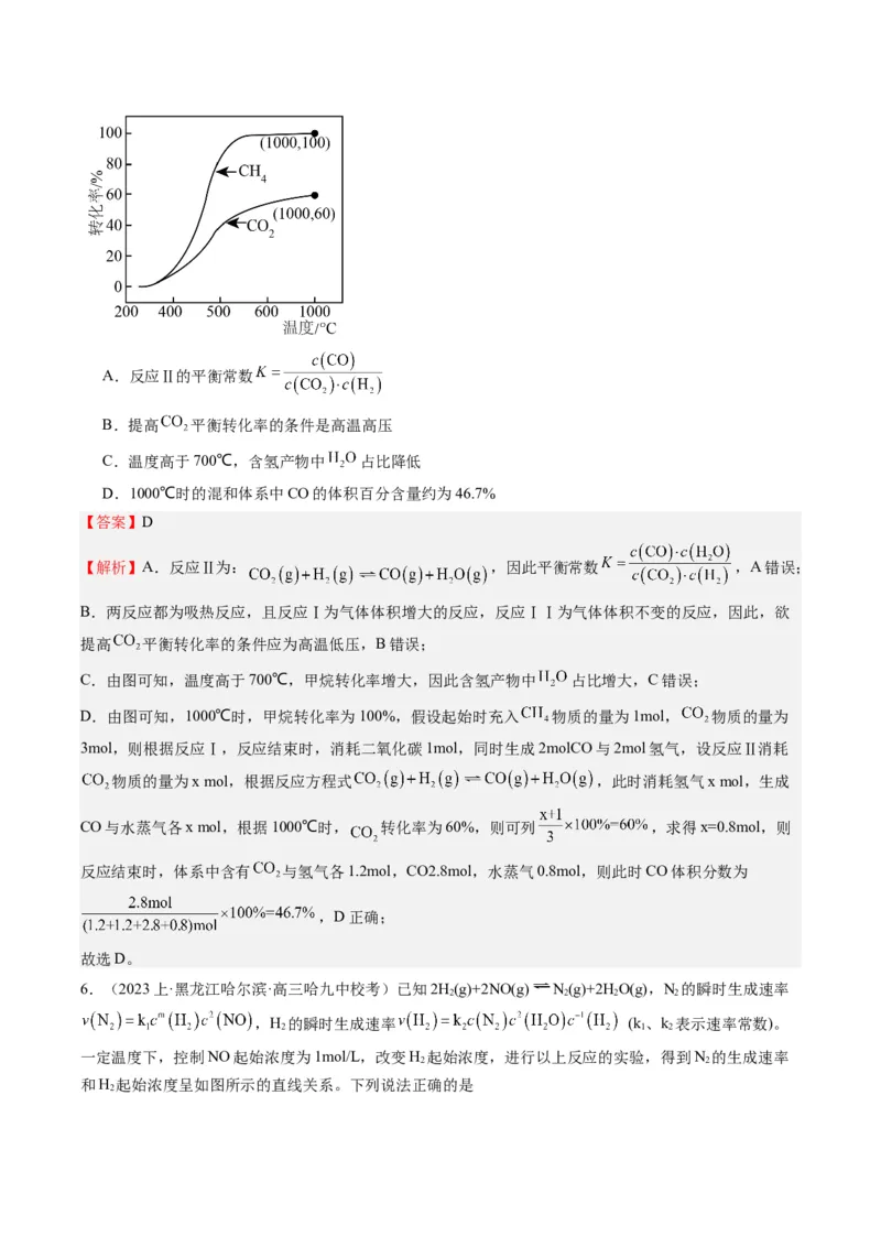 重难点08化学反应速率和化学平衡-（解析版）_05高考化学_2024年新高考资料_3.2024专项复习_2024年高考化学热点&middot;重点&middot;难点专练（江苏专用）