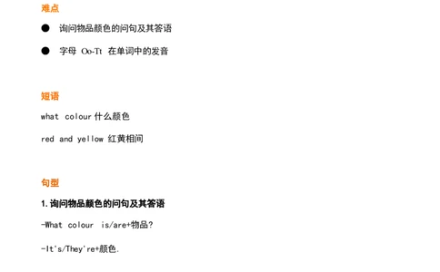 1_《小学各科知识点》_小学英语《知识梳理》3-6年级上下册_上册_鲁科版小学英语3-5年级上册重点知识_三上_U6