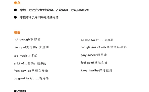 1_《小学各科知识点》_小学英语《知识梳理》3-6年级上下册_上册_开心版小学英语3-6年级上册_六年级上册_第三单元