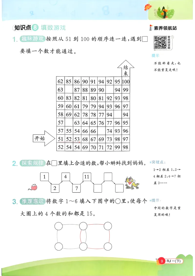 一下创新情景题应用阳光同学26春人教_26春人教版数学三下_09、练习题+试卷合集_-26春《计算小达人》_26春《阳光同学计算小达人》人教1下