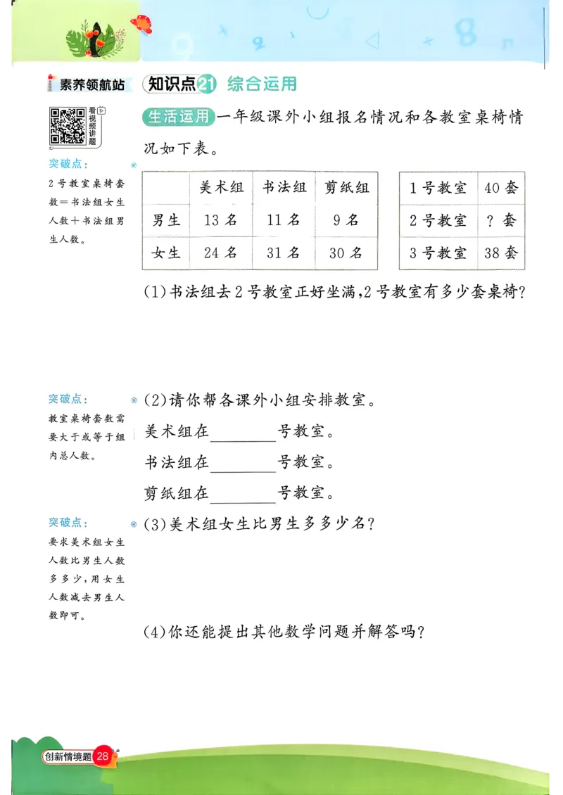 一下创新情景题应用阳光同学26春人教_26春人教版数学三下_09、练习题+试卷合集_-26春《计算小达人》_26春《阳光同学计算小达人》人教1下