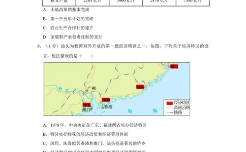 期末专项训练（1-19课）-（统编版）_新八下历史_00、更新资料3月23日_第二套(4)_期末专项复习-U269_2024版