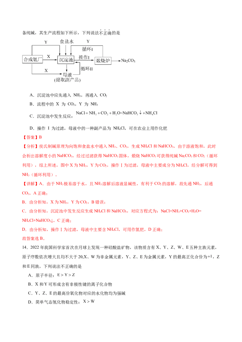 黄金卷02-赢在高考&middot;黄金8卷备战2024年高考化学模拟卷（广东专用）（解析版）_05高考化学_2024年新高考资料_4.2024高考模拟预测试卷