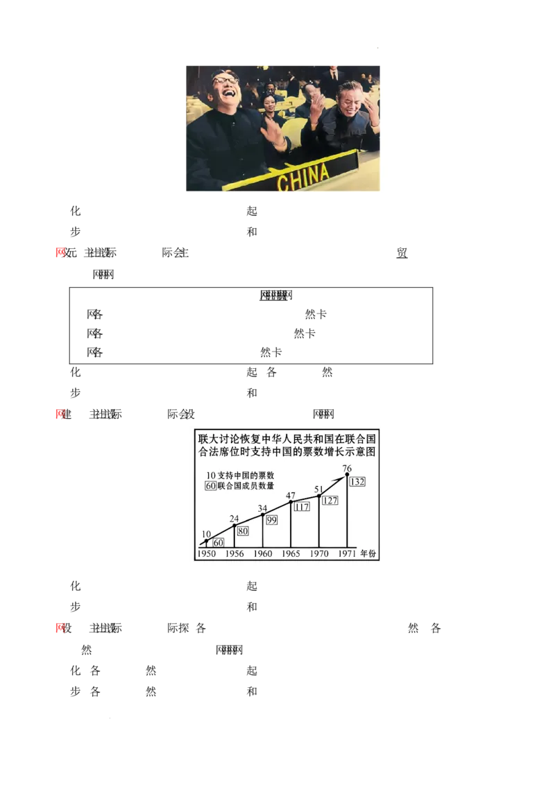第7课《国防现代化起步和外交工作新突破》导学案（原卷版）-2025-2026学年八年级历史下册（2025年版）_新八下历史_00、更新资料3月23日_新版_第三套_导学案