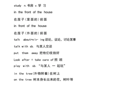 1_24秋《初中各科知识点梳理》_初中英语《知识梳理》7-9年级上下册_知识梳理_仁爱版初中英语7-9年级上下册知识梳理_七下_unit6t1