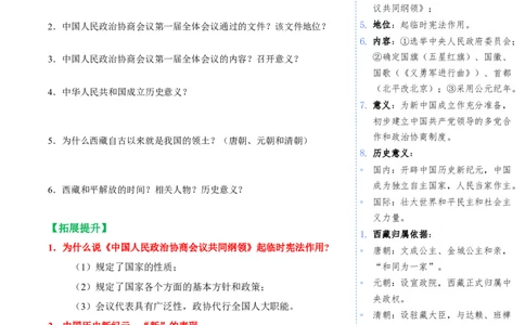 册期末复习每日一默问答式提纲（1-19课）-（统编版）_新八下历史_00、更新资料3月23日_第二套(4)_期末专项复习-U269_2025版