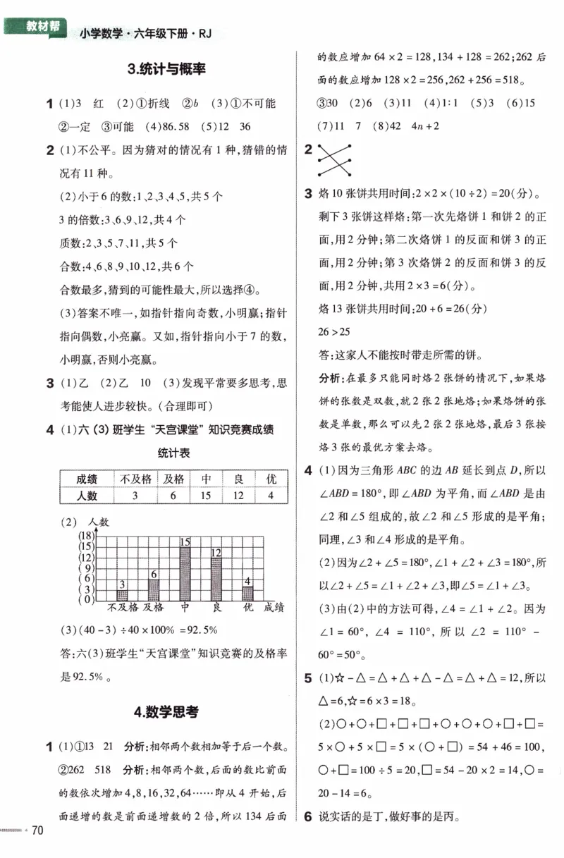 26春《练习帮》人教数学六下_26春人教版数学三下_09、练习题+试卷合集_-26春《练习帮》