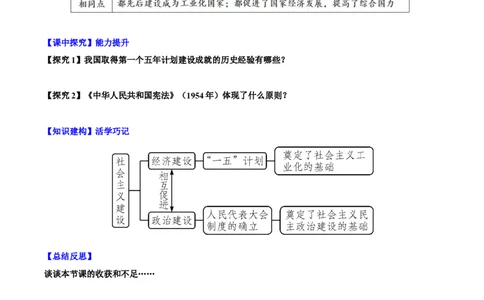 第4课新中国工业化的起步和人民代表大会制度的确立（导学案）-（统编版）_新八下历史_00、更新资料3月23日_第二套(4)_大单元教学课件+教学设计-U40