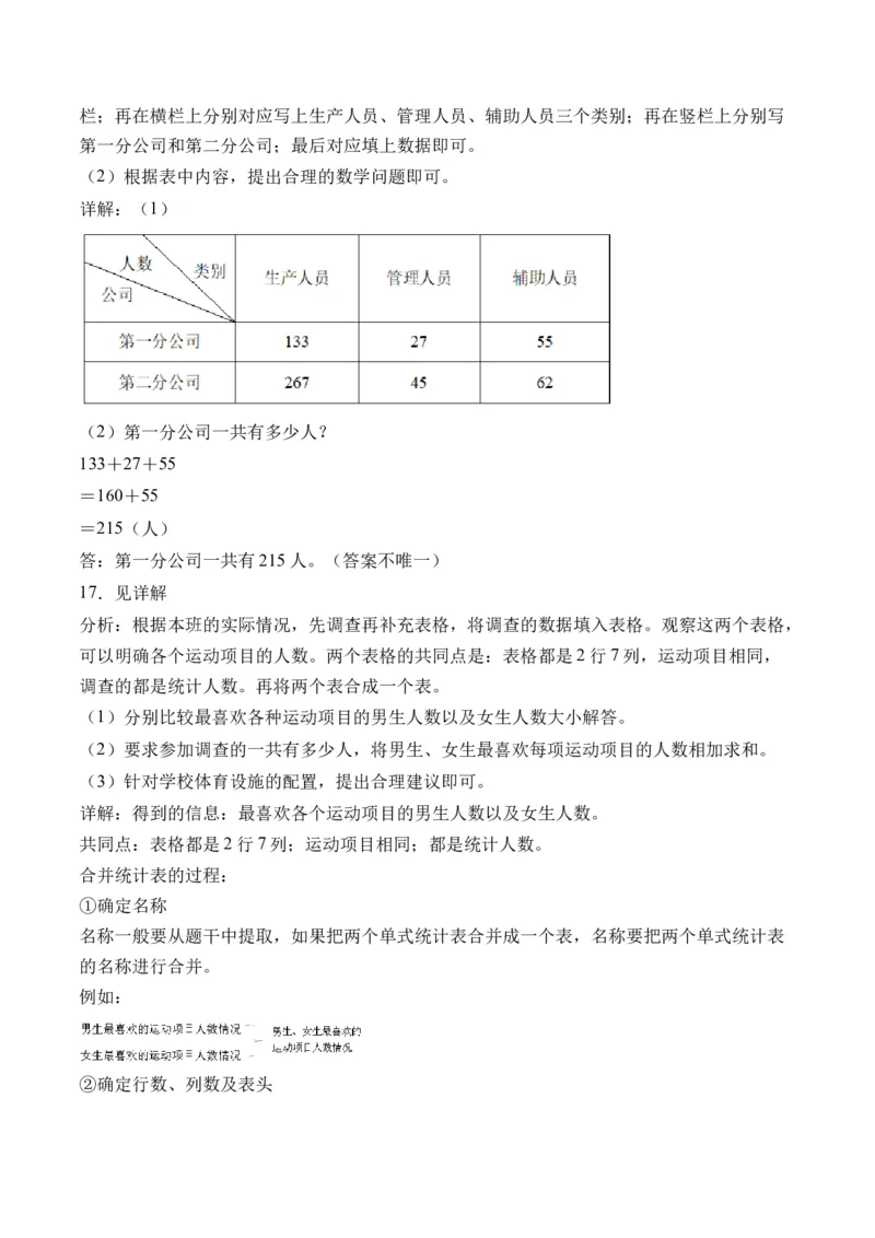 3复式统计表-（人教版）_26春人教版数学三下_19、赠送其它资料_新建文件夹_三年级数学下册（人教版）_母题专项练习-K35_2024版
