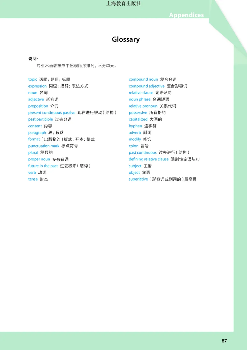 普通高中教科书&middot;英语必修第一册_高中全套电子教材及答案。_01高中电子教材全套_英语_沪教版_高中年级_必修第一册