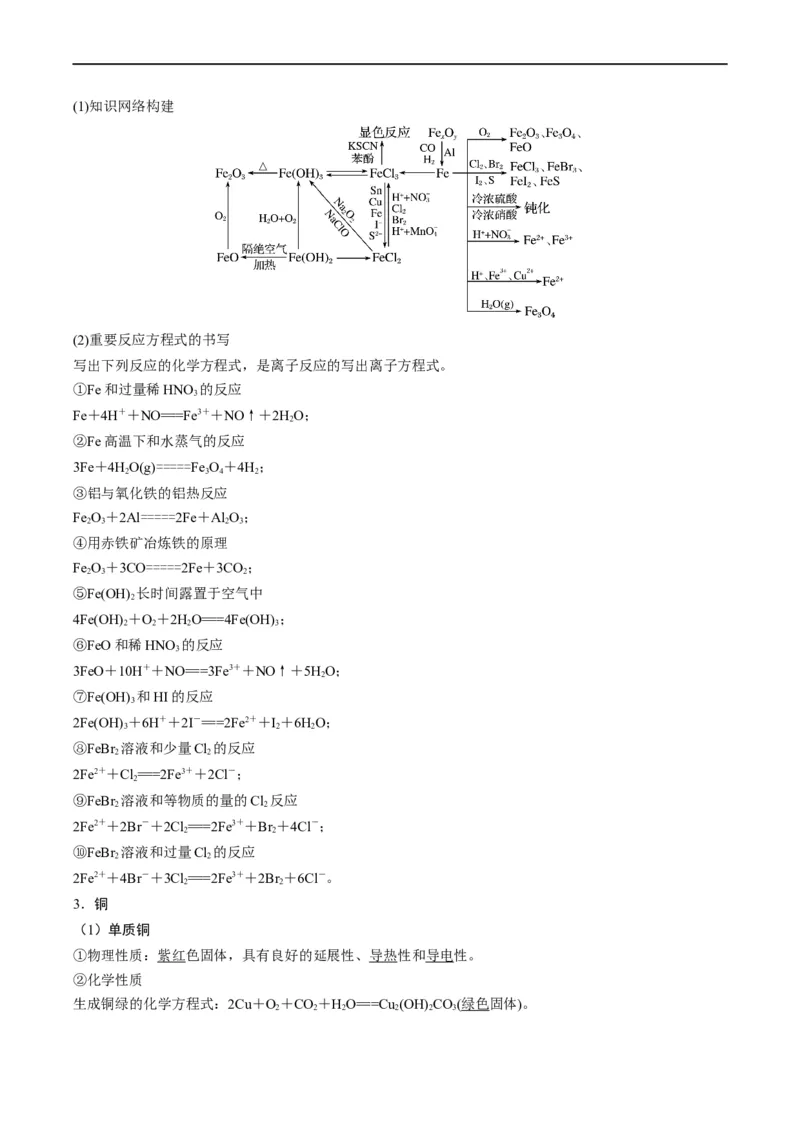重难点08常见无机物的性质与转化（解析版）_05高考化学_新高考复习资料_2023年新高考资料_专项复习_2023年高考化学热点&middot;重点&middot;难点专练（新高考专用）