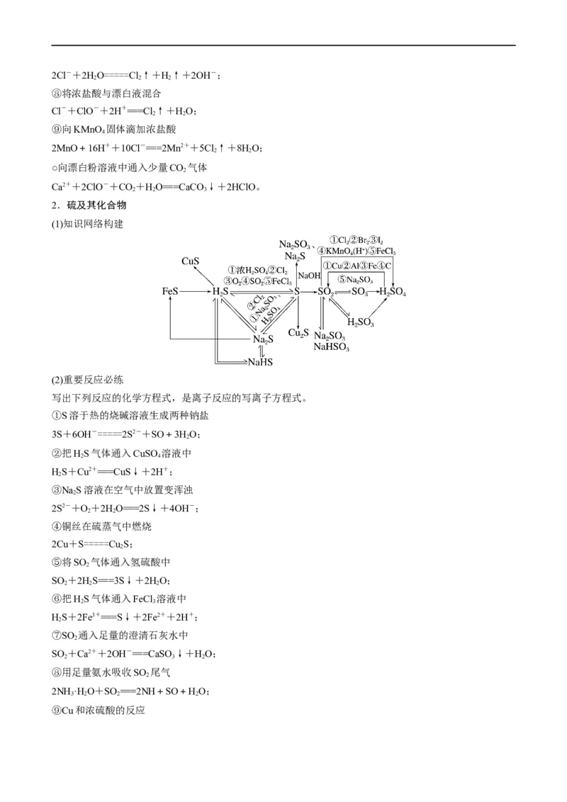 重难点08常见无机物的性质与转化（解析版）_05高考化学_新高考复习资料_2023年新高考资料_专项复习_2023年高考化学热点&middot;重点&middot;难点专练（新高考专用）