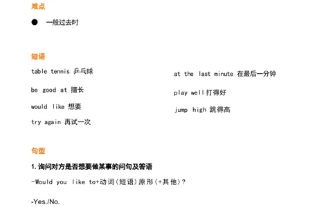 1_《小学各科知识点》_小学英语《知识梳理》3-6年级上下册_上册_鲁科版小学英语3-5年级上册重点知识_五上_U5