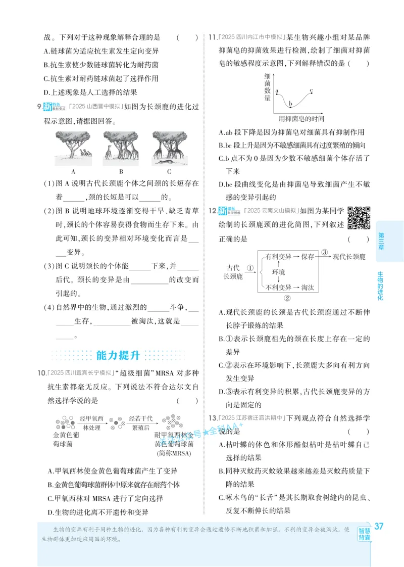 2026《初中生物&bull;53同步练习》八下_2026春《初中一遍过》系列_2026《初中一遍过》8年级下册数学、物理地理生物