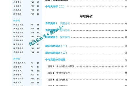 2026《初中生物&bull;53同步练习》八下_2026春《初中一遍过》系列_2026《初中一遍过》8年级下册数学、物理地理生物