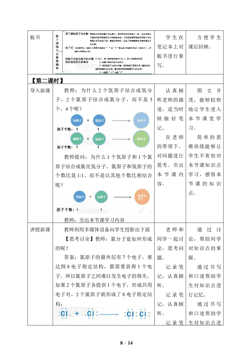 (教案)化学键_化学课件_高中化学第一册_第四章物质结构元素周期律