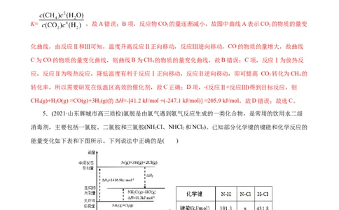 解密08化学反应与能量(集训)(解析版)_05高考化学_新高考复习资料_2021新高考资料_高频考点解密2021年高考化学二轮复习讲义+分层训练（浙江专版）3.28更新