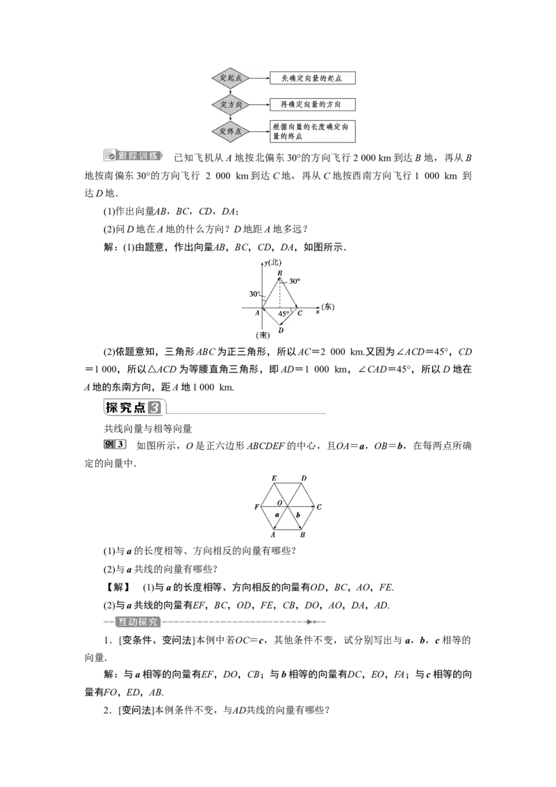6．1　平面向量的概念_化学课件_高中数学必修一二_2020年新改版--高中数学必修2（课件+学案+练习+章末复习）_16．1　平面向量的概念