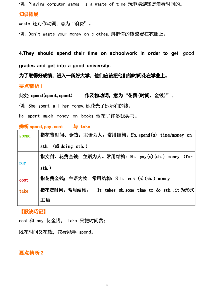1_24秋《初中各科知识点梳理》_初中英语《知识梳理》7-9年级上下册_重点知识_人教版初中英语_下册_八下_unit3