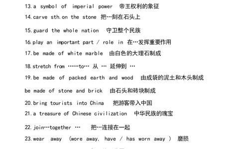 1_24秋《初中各科知识点梳理》_初中英语《知识梳理》7-9年级上下册_知识梳理_仁爱版初中英语7-9年级上下册知识梳理_九下_unit5t1