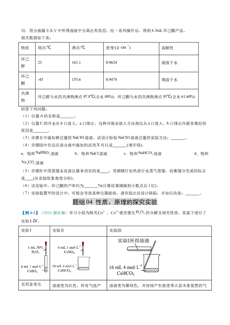 题型16化学实验综合题（原卷版）_05高考化学_2025年新高考资料_二轮复习_2025年高考化学二轮热点题型归纳与变式演练（新高考通用）340117718