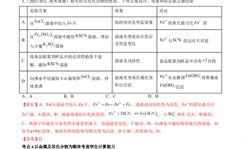 高考解密10常见金属及其重要化合物（讲义）-高频考点解密2023年高考化学二轮复习讲义+分层训练（新高考专用）（解析版）_05高考化学_新高考复习资料_2023年新高考资料_二轮复习