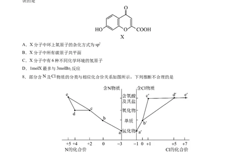 黄金卷01-赢在高考&middot;黄金8卷备战2024年高考化学模拟卷（山东专用）（考试版）_05高考化学_2024年新高考资料_4.2024高考模拟预测试卷