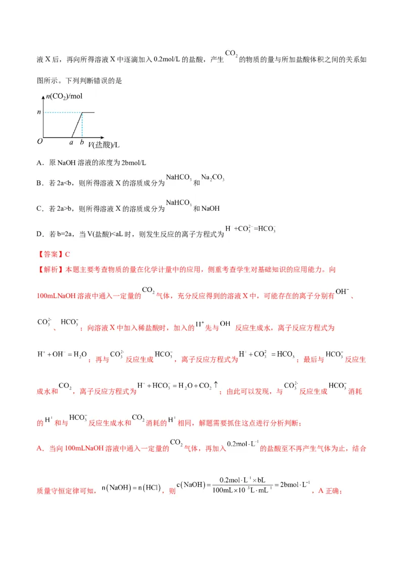 解密10金属及其化合物（讲义）-高频考点解密2022年高考化学二轮复习讲义+分层训练（全国通用）（解析版）_05高考化学_通用版（老高考）复习资料_2023年复习资料_二轮复习