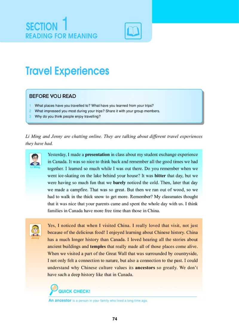 普通高中教科书&middot;英语选择性必修第一册_高中全套电子教材及答案。_01高中电子教材全套_英语_冀教版_高中年级_选择性必修第一册