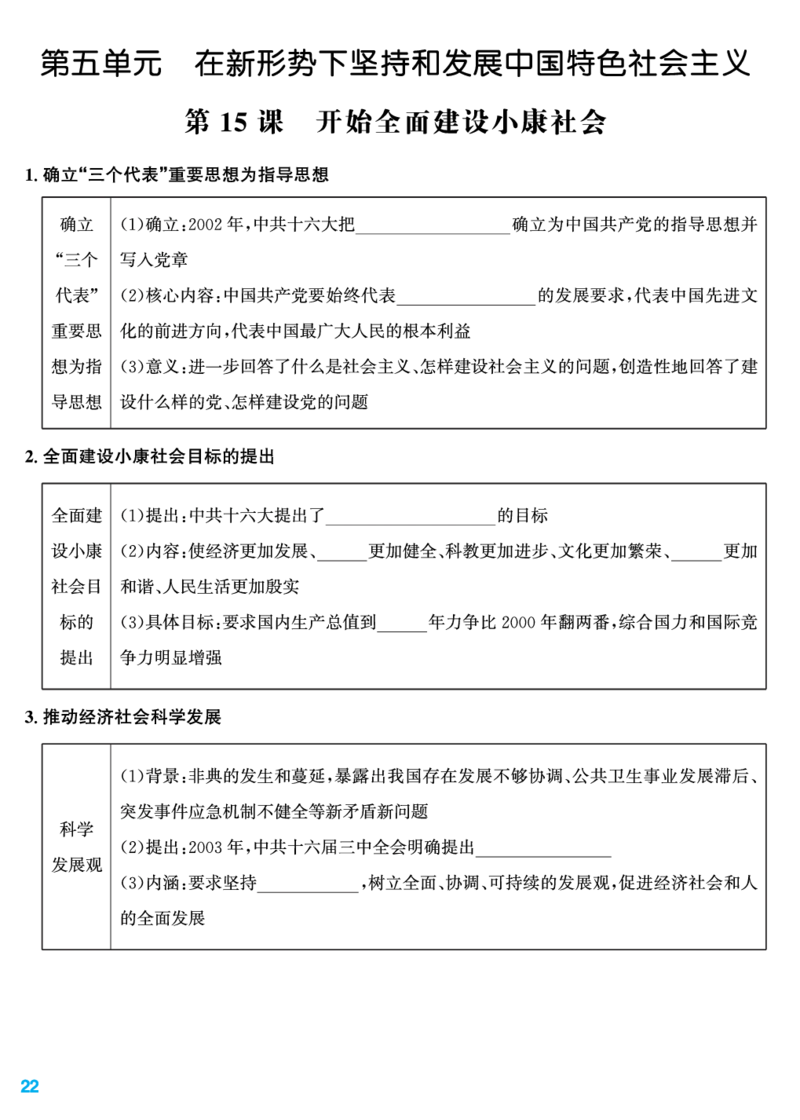 知识清单_新八下历史_11、课时知识点默写PDF版完整版