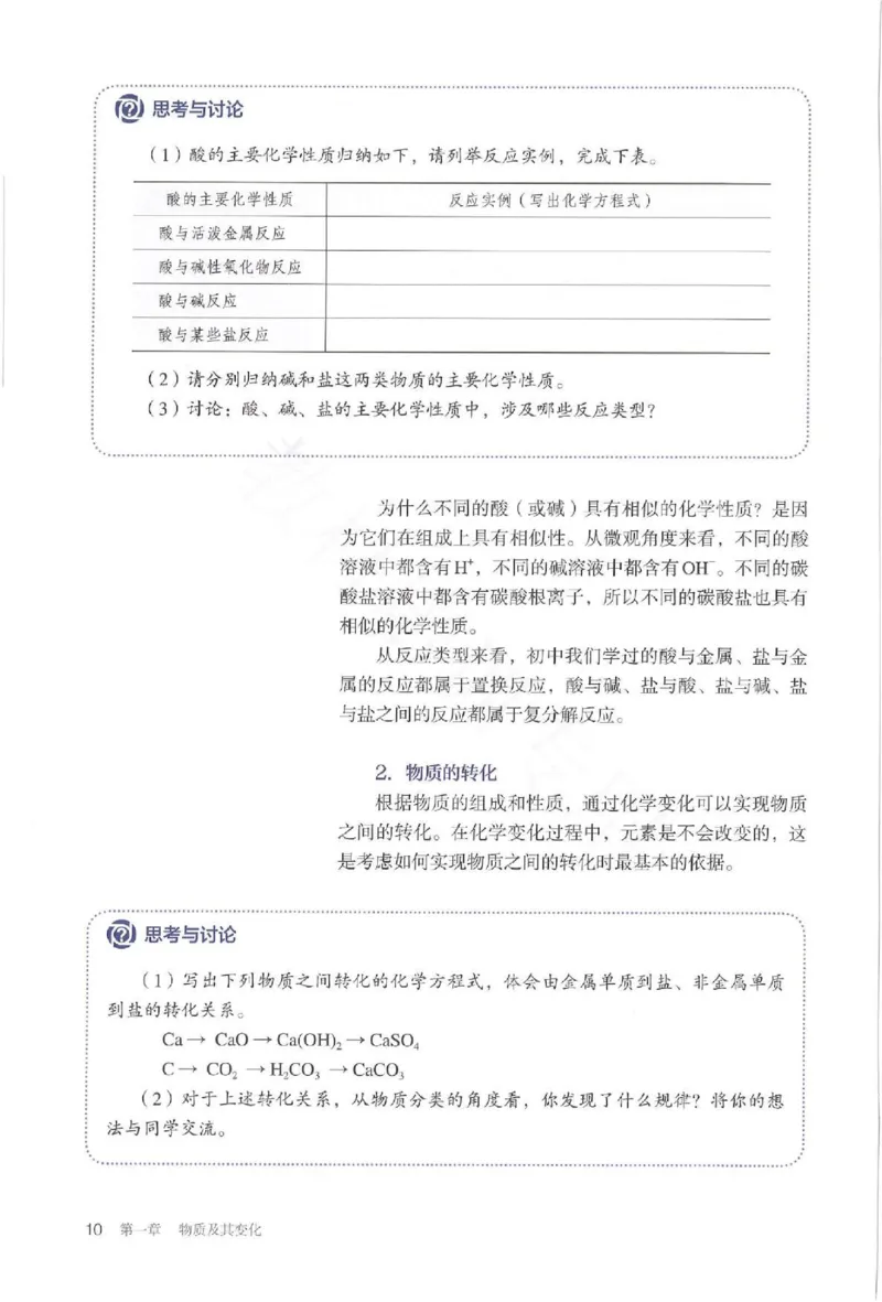 2019最新高中化学必修1电子课本（人教版）_化学课件_高中化学第一册