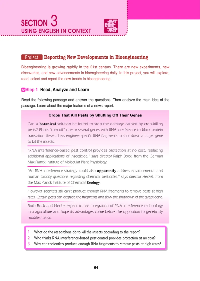 普通高中教科书&middot;英语选择性必修第三册_高中全套电子教材及答案。_01高中电子教材全套_英语_冀教版_高中年级_选择性必修第三册