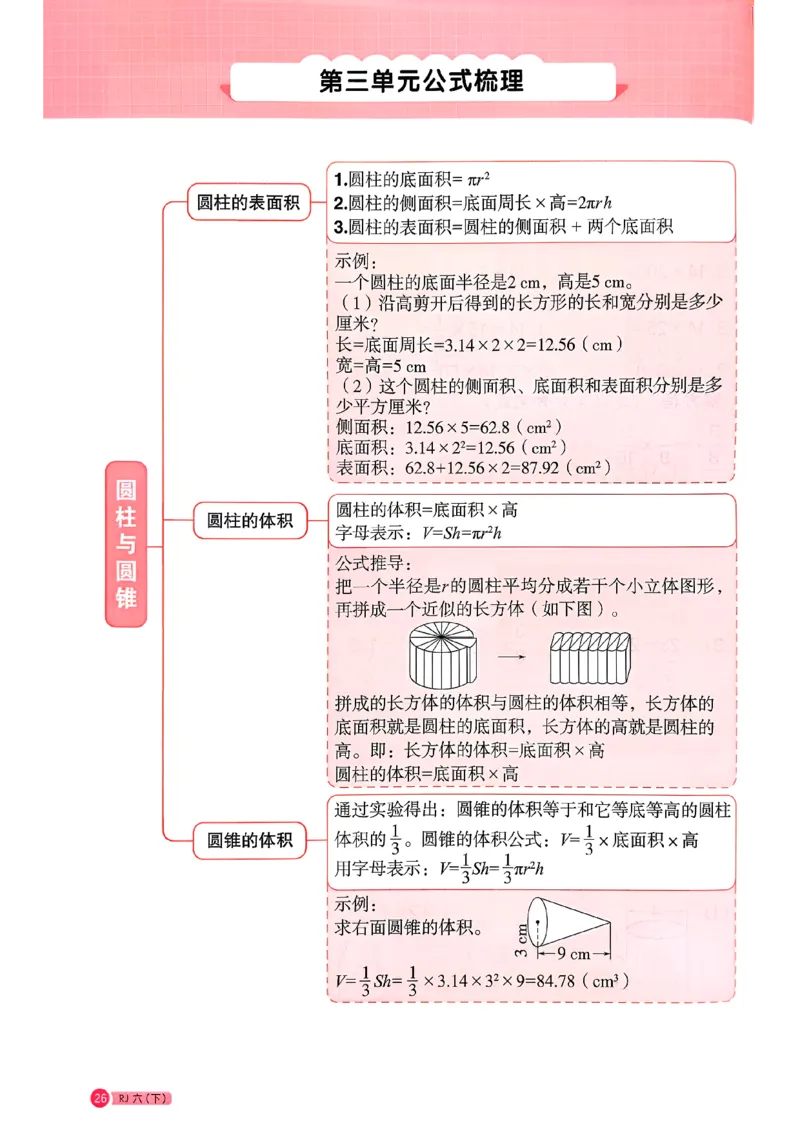 六下阳光同学计算小达人26春人教_26春人教版数学三下_09、练习题+试卷合集_-26春《计算小达人》_26春《阳光同学计算小达人》人教6下