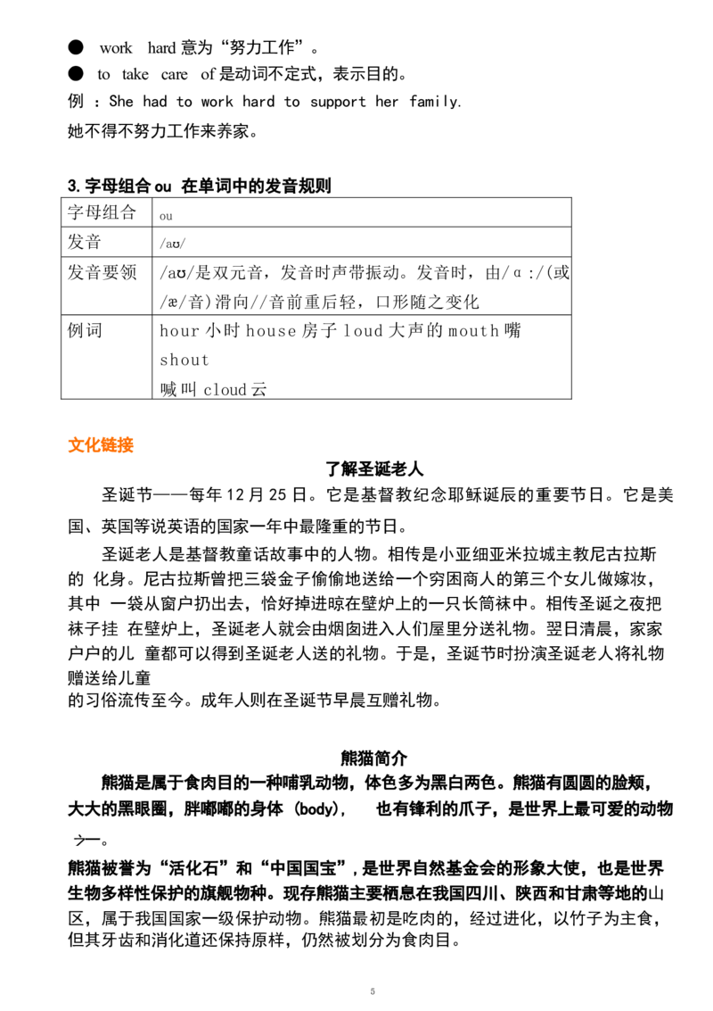 1_《小学各科知识点》_小学英语《知识梳理》3-6年级上下册_下册_开心版小学英语3-6年级下册_六下_unit4