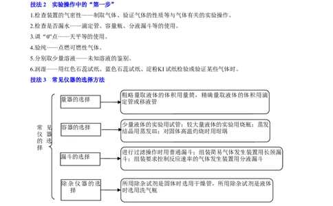 通关03化学实验基础（解析版）-备战2024年高考化学抢分秘籍（新高考专用）_05高考化学_2024年新高考资料_5.2024三轮冲刺_备战2024年高考化学抢分秘籍（新高考专用）322209527