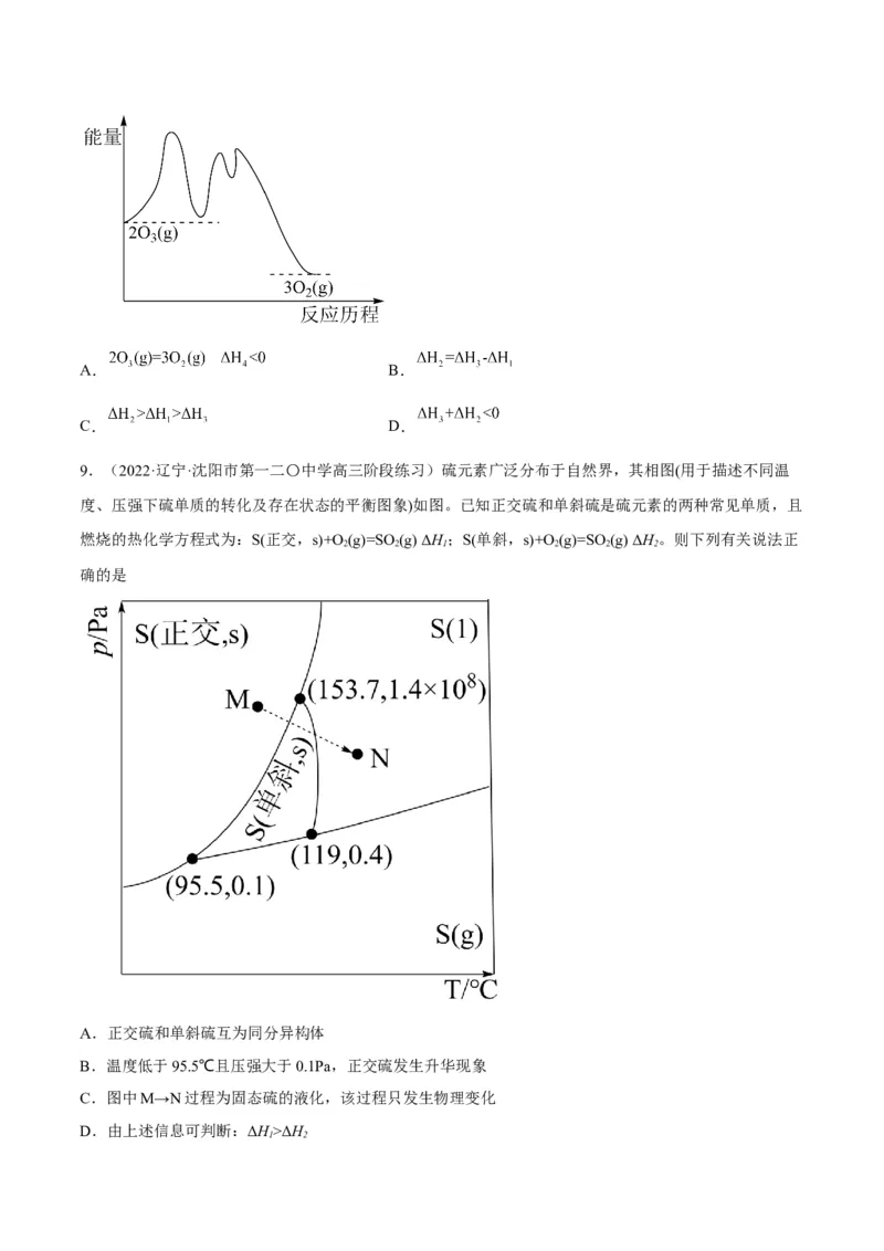 解密06化学反应与热能（讲义）-高频考点解密2022年高考化学二轮复习讲义+分层训练（全国通用）（原卷版）_05高考化学_通用版（老高考）复习资料_2023年复习资料_二轮复习
