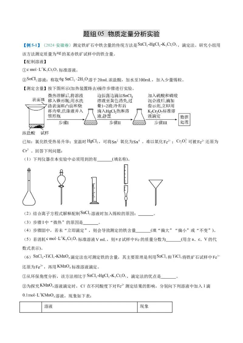 题型16化学实验综合题（解析版）_05高考化学_2025年新高考资料_二轮复习_2025年高考化学二轮热点题型归纳与变式演练（新高考通用）340117718