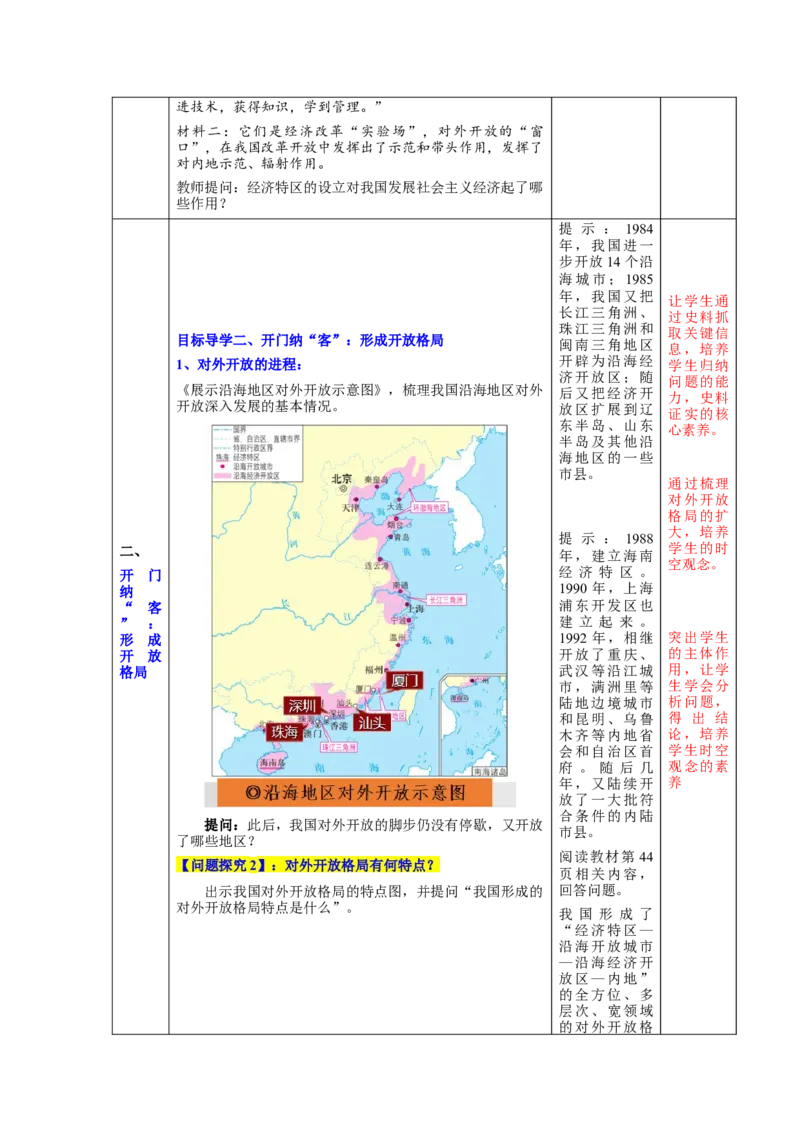 第9课对外开放（教学设计）-（统编版）_新八下历史_00、更新资料3月23日_第二套(4)_大单元教学课件+教学设计-U40_第三单元中国特色社会主义道路（7-11）