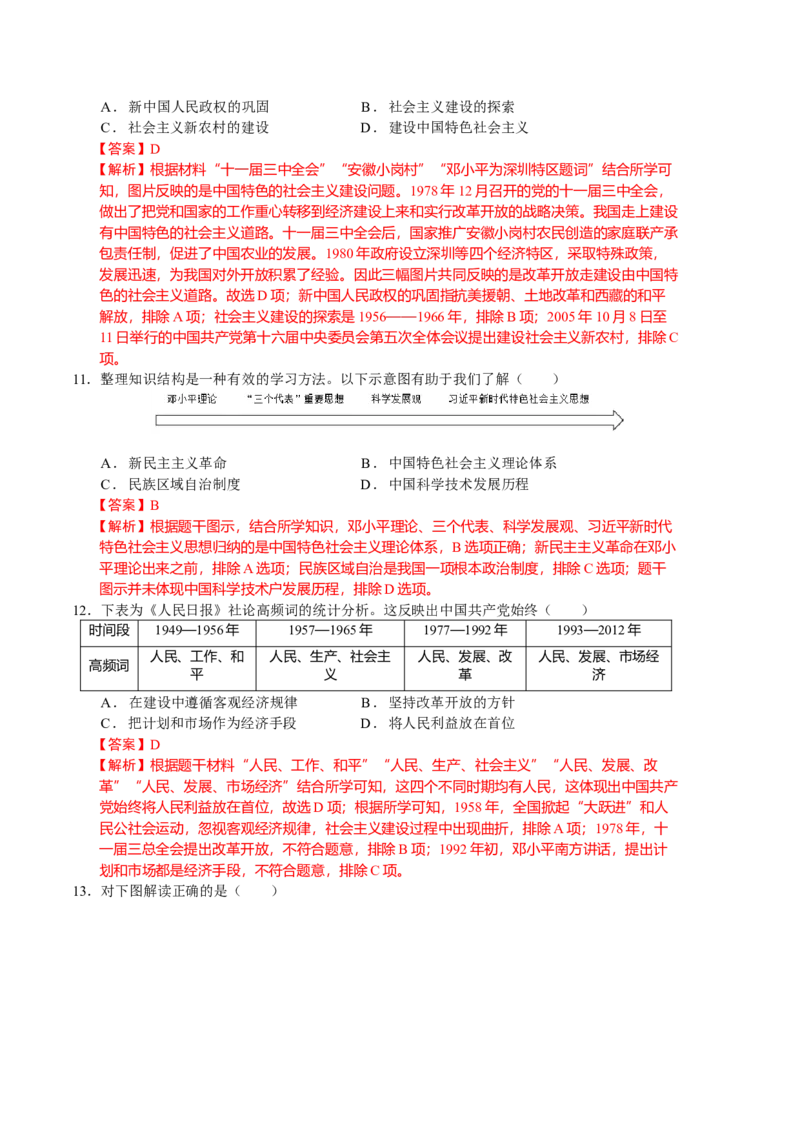 历史期末试卷（人教版八年级下册全部）（全解全析）_新八下历史_00、更新资料3月23日_新版_第三套_第二套_2026春季新版-持续更新中_10.试题_期末试题_八年级下学期期末考前必刷卷