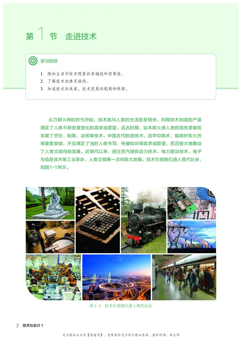 普通高中教科书&middot;通用技术必修技术与设计1(1)_高中全套电子教材及答案。_01高中电子教材全套_通用技术_人教版_高中年级_必修技术与设计1