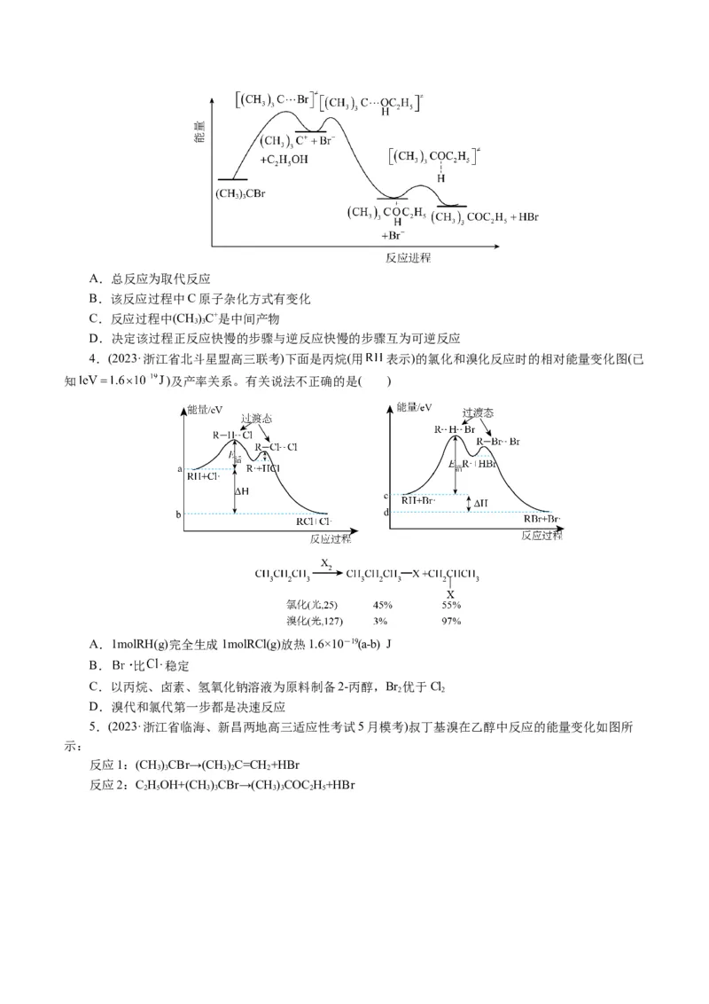 重难点突破反应机理的图象分析与应用（原卷版)_05高考化学_2024年新高考资料_2.2024二轮复习_2024年高考化学二轮复习讲练测（新教材新高考）