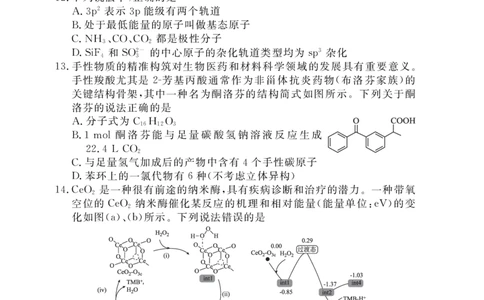 高三化学试题_05高考化学_高考模拟题_新高考_湖南省益阳市2022-2023学年高三上学期期末质量检测化学试题_湖南省益阳市2022-2023学年高三上学期期末质量检测化学试题