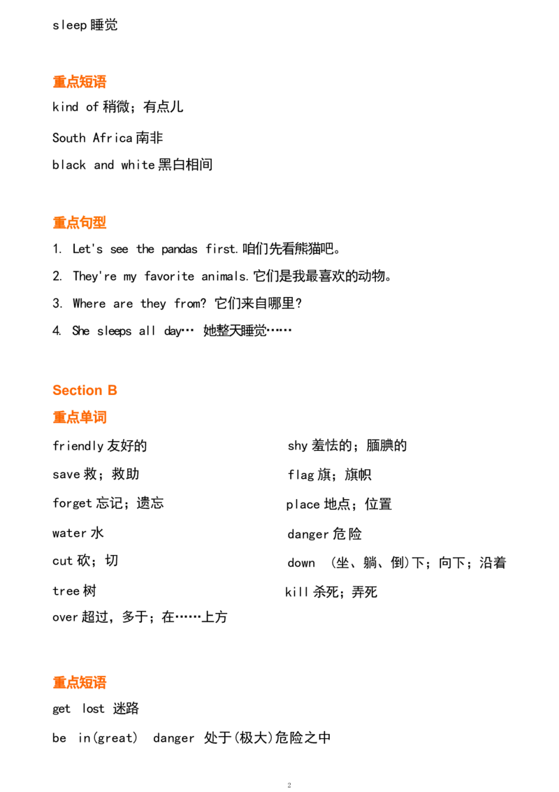 1_24秋《初中各科知识点梳理》_初中英语《知识梳理》7-9年级上下册_重点知识_人教版初中英语_下册_七下_unit5
