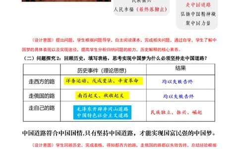 第11课为实现中国梦而努力奋斗（教学设计）-（部编版）_新八下历史_00、更新资料3月23日_第二套(4)_教学设计